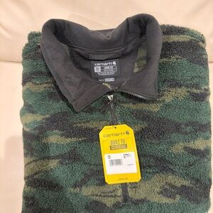 Carhartt Green and Gray Bomber Jacket